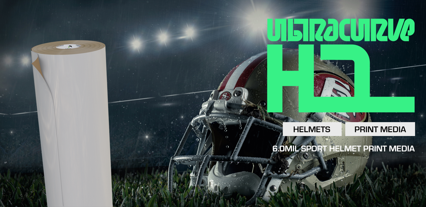 Revolutionising Helmet Decals: Introducing Ultracurve® H1